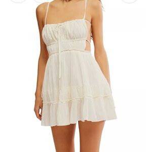 NWT Free People Taking Sides Mini Dress